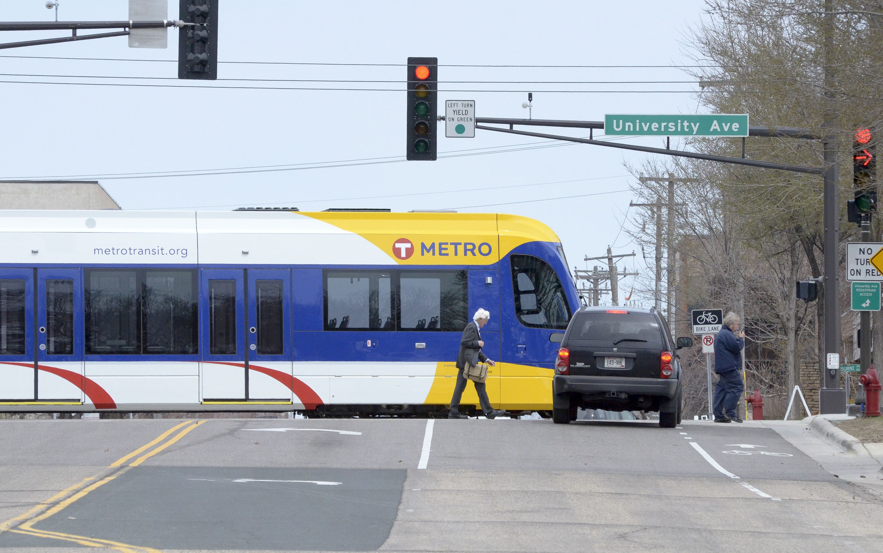 A Green Line light rail train near the State Capitol. House Photography file photo